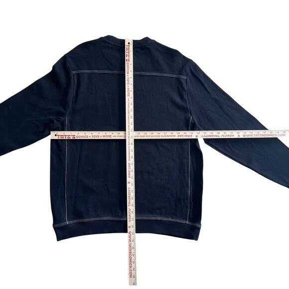 Tommy Bahama Crewneck Cotton Sweatshirt Black Size Large L - Picture 2 of 8